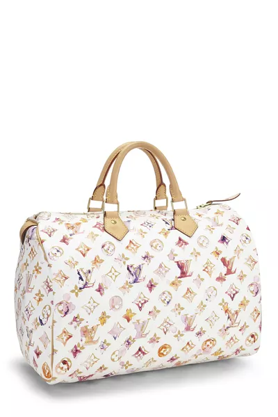Richard Prince x Louis Vuitton Limited Edition Monogram Watercolor Speedy 35, , large