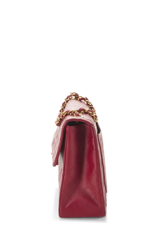 Red Quilted Lambskin Half Flap Maxi, , large image number 2