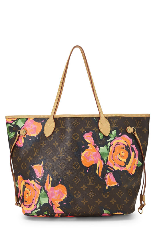 Stephen Sprouse x Louis Vuitton Monogram Canvas Roses Neverfull MM , , large image number 1