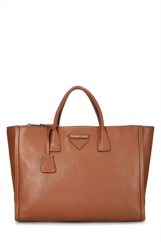 Brown Calfskin Grace Lux Concept Tote Large, , large image number 0
