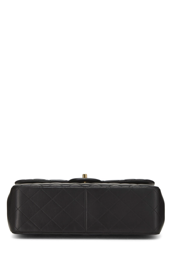 Black Quilted Lambskin New Classic Double Flap Jumbo, , large image number 4