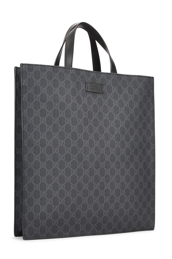 Black GG Supreme Canvas Tote, , large image number 1