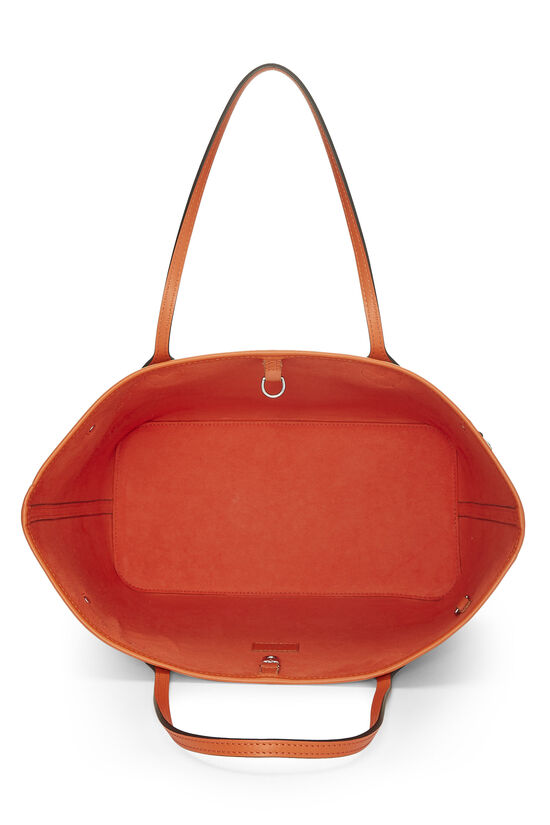 Louis Vuitton Orange Epi Calfskin Leather Neverfull MM [Clearance
