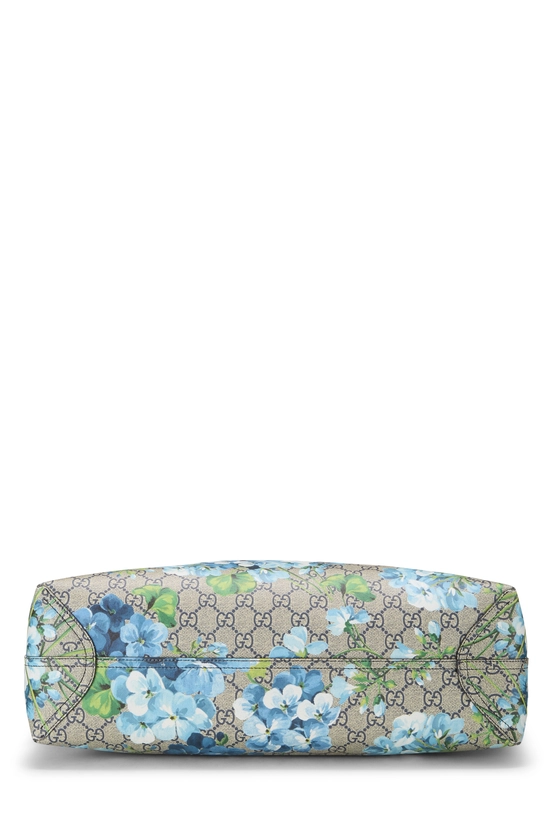 Blue GG Blooms Supreme Canvas Reversible Tote, , large image number 4