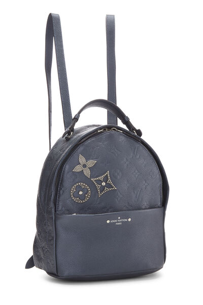 Bleu Infini Monogram Empreinte Pins Sorbonne Backpack, , large