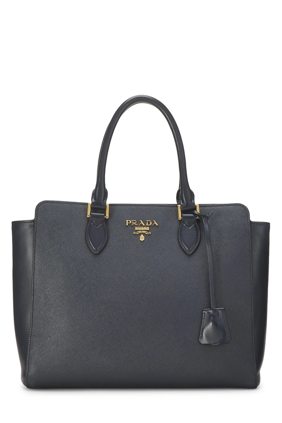 Navy Saffiano Convertible Handbag Small, , large image number 0
