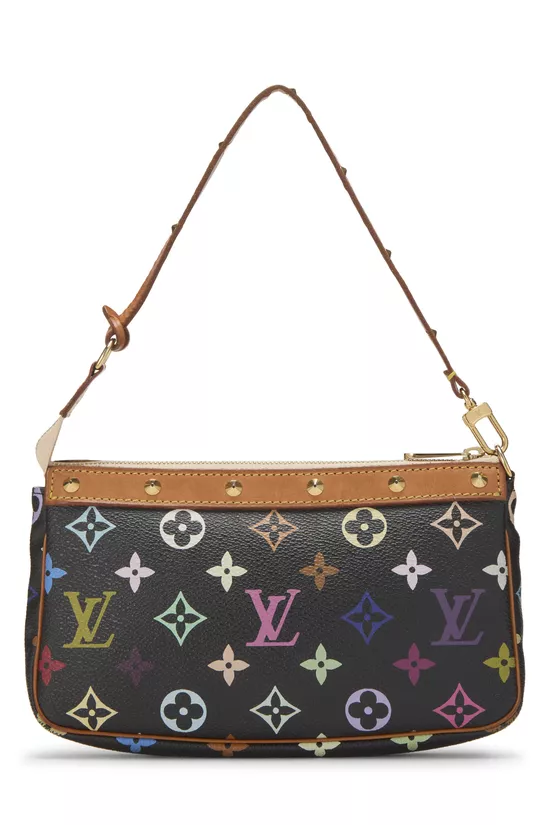 Takashi Murakami x Louis Vuitton Black Monogram Multicolore Pochette Accessoires, , large image number 3