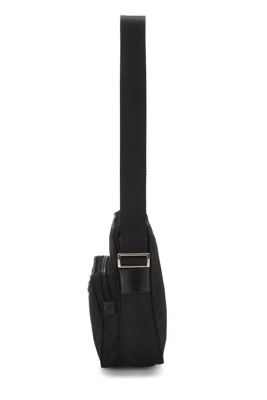 Black Nylon Messenger Bag Small, , large image number 2