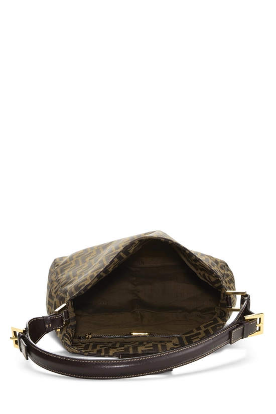 Brown Zucca Canvas Shoulder Bag, , large image number 5