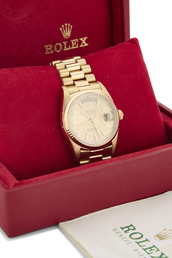 Gold Day-Date President 18038 36mm, , large image number 7
