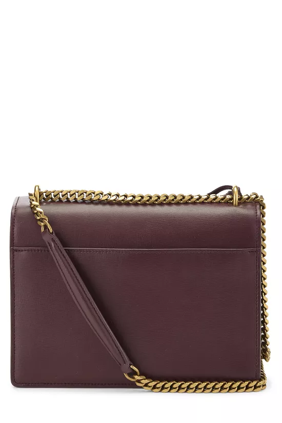Burgundy Calfskin Sunset Bag Medium, , large image number 3