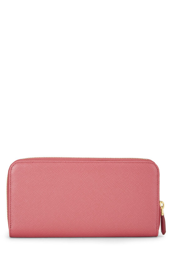 Pink Saffiano Zip Around Wallet, , large image number 2