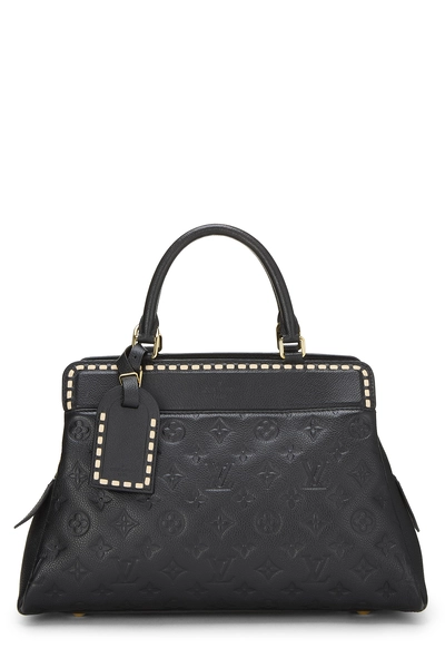 Louis Vuitton Black Monogram Empreinte Saintonge