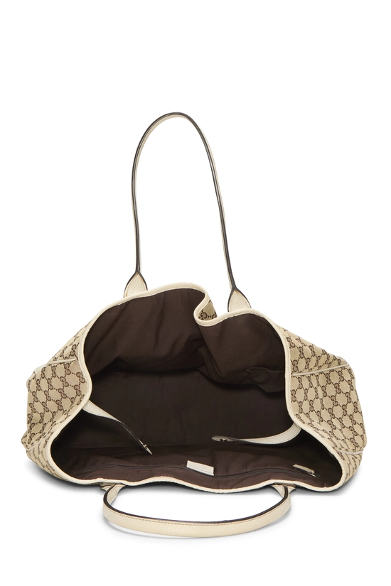 White Original GG Canvas Princy Tote Large, , large image number 5