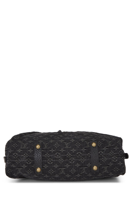 Louis Vuitton Denim Neo Cabby MM Shoulder Bag Black