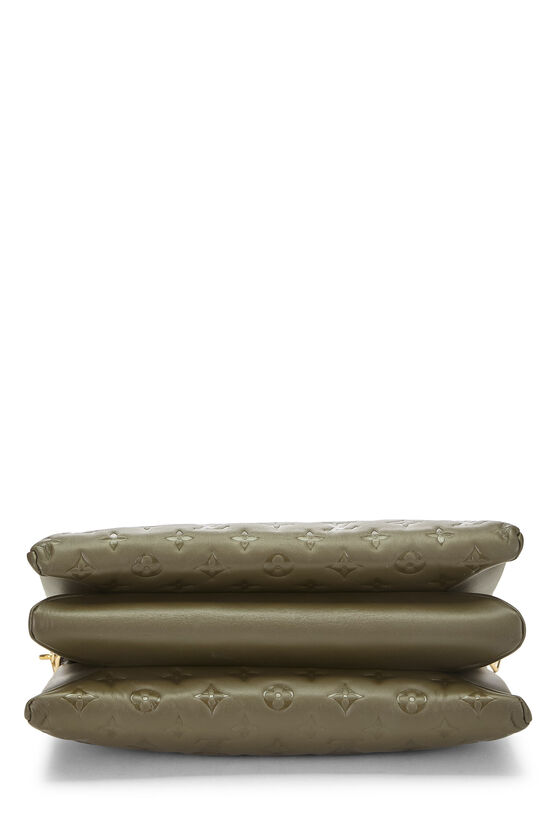 Green Monogram Leather Coussin MM, , large image number 4