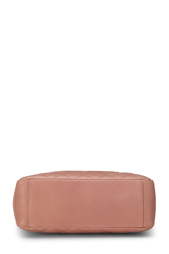 Pink Quilted Caviar Petite Shopping Tote (PST), , large image number 4