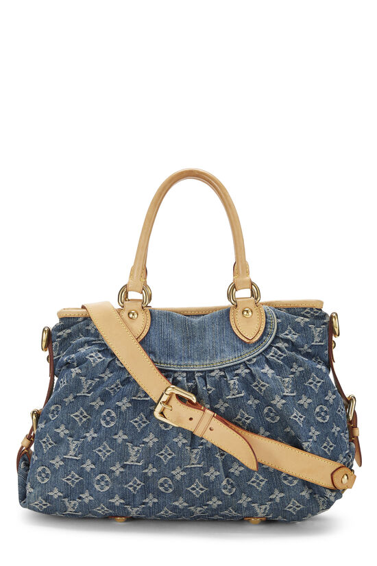 Louis Vuitton Blue Denim NEO CABBY MM bag