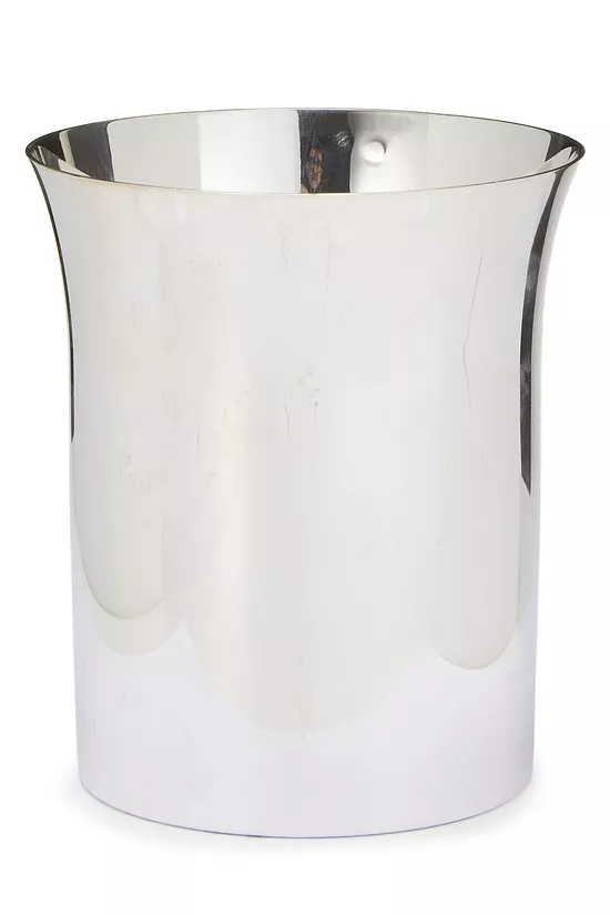 Silver Plated Circular Vase, , large image number 0