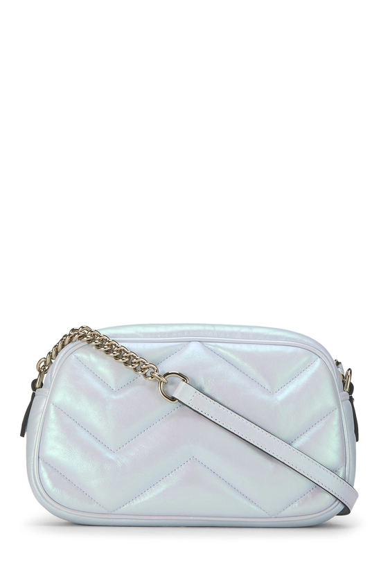 Blue Metallic GG Marmont Crossbody Small, , large image number 3