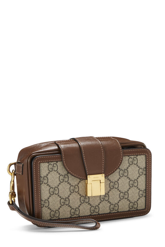 Original GG Supreme Canvas Clasp Closure Bag Mini, , large image number 1