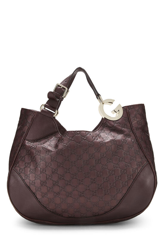 Purple Guccissima Leather Charlotte Tote Large, , large image number 0