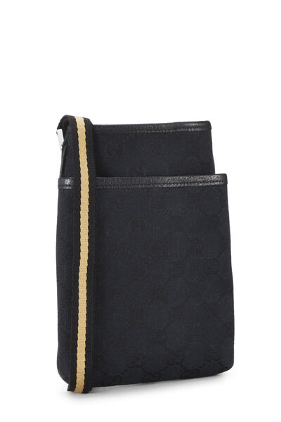Black GG Canvas Messenger Mini, , large