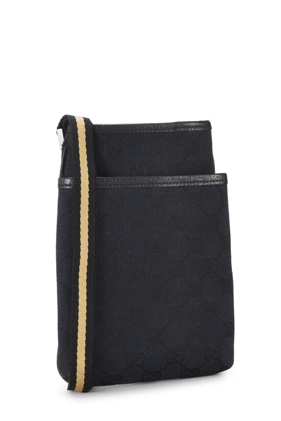 Black GG Canvas Messenger Mini, , large image number 1