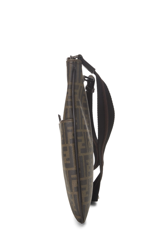 Brown Zucca Coated Canvas Flat Messenger Medium, , large image number 2
