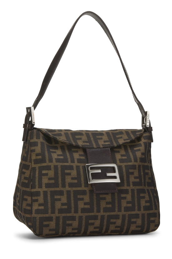 Brown Zucca Canvas Shoulder Bag, , large image number 1