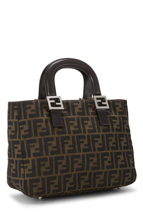 Brown Zucca Canvas Handbag Small, , large image number 1