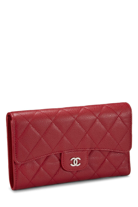 Red Caviar Classic Long Flap Wallet, , large image number 1