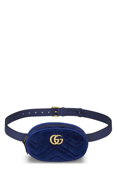 Blue Velvet Marmont Belt Bag Mini