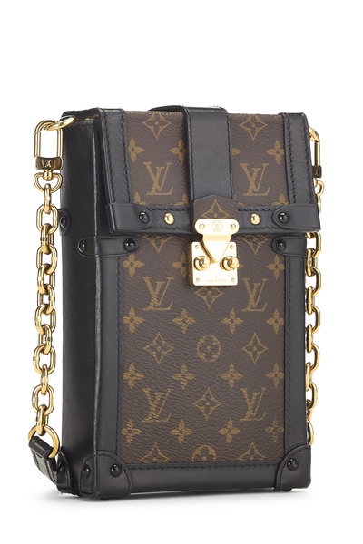 Louis Vuitton Black Monogram Pochette Trunk Verticale — photo 2