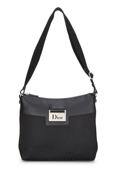 Black Trotter Street Chic Messenger Bag