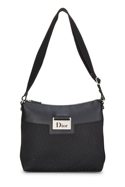 Black Trotter Street Chic Messenger Bag