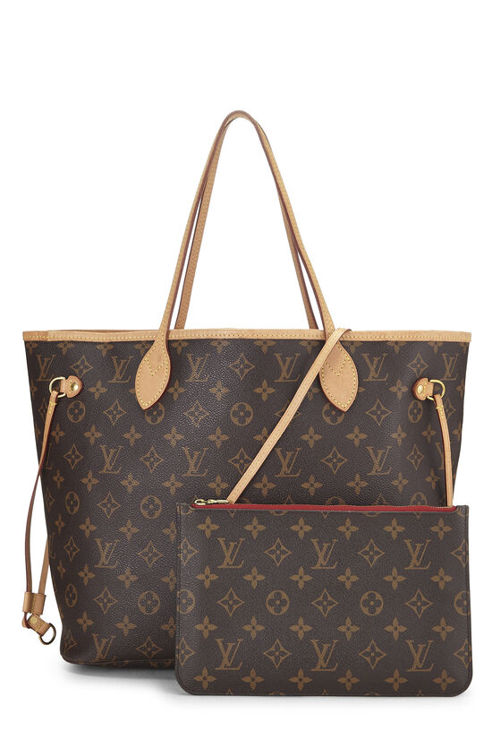 Red Monogram Canvas Neo Neverfull MM, , large image number 3