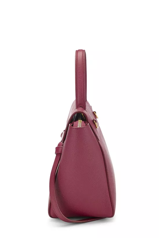 Pink Grained Calfskin Belt Bag Nano, , large image number 2