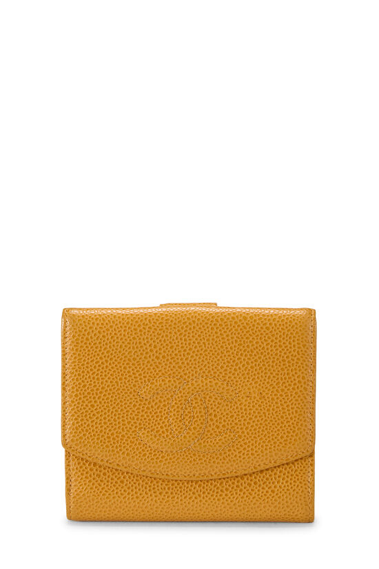 Yellow Caviar Timeless 'CC' Compact Wallet, , large image number 0