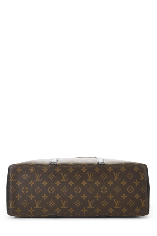 Black Monogram Canvas Macassar Weekender GM, , large image number 4