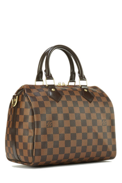 Damier Ebene Speedy Bandouliere 25, , large