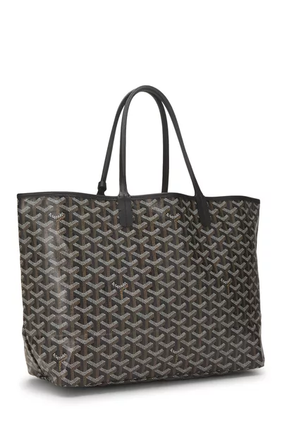 Black Goyardine Canvas Saint-Louis PM, , large