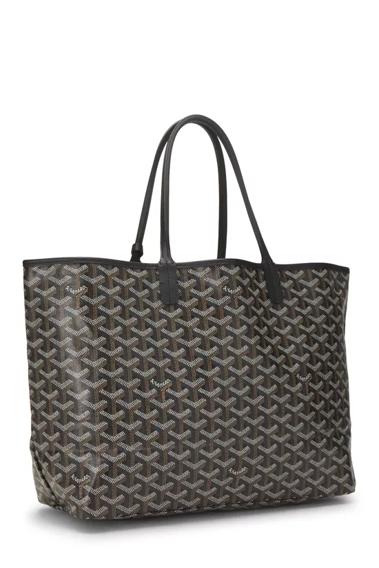 Black Goyardine Canvas Saint-Louis PM, , large image number 1