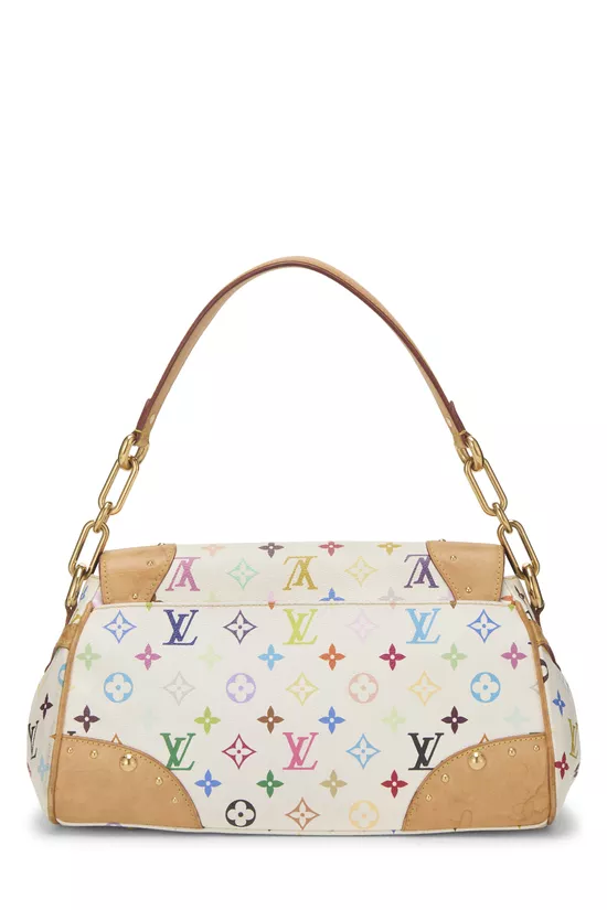 Takashi Murakami x Louis Vuitton White Monogram Multicolore Beverly MM, , large image number 3