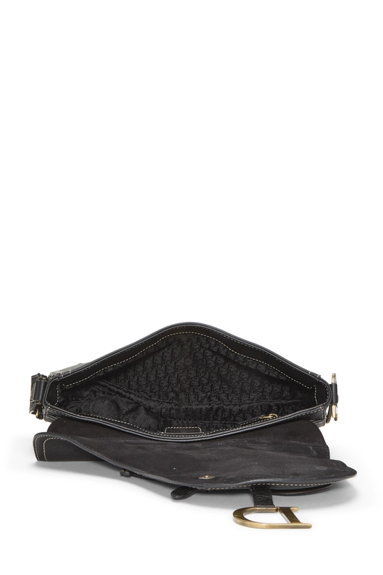 Black Calfskin Saddle Messenger, , large image number 5