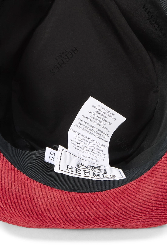 Red Corduroy Fedora, , large image number 3