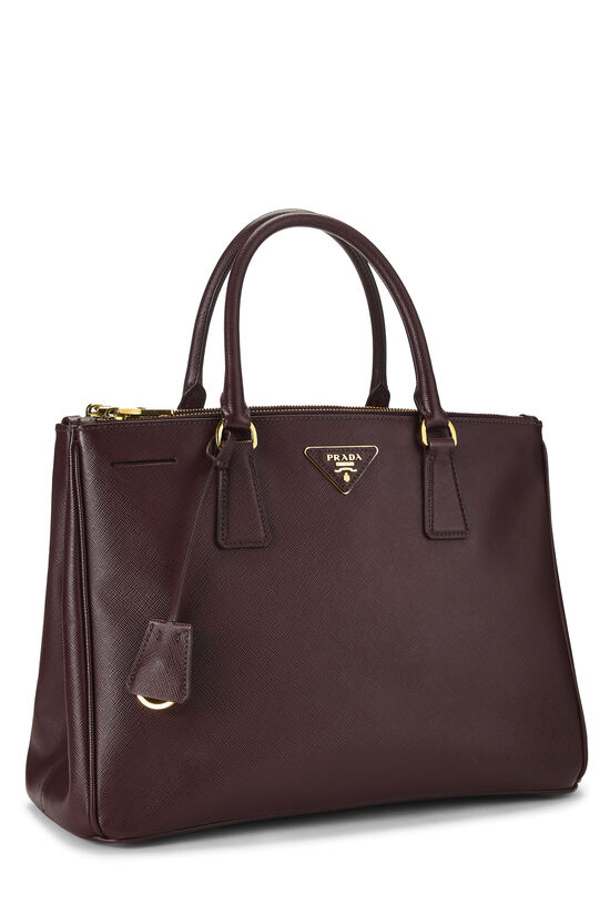 Burgundy Saffiano Executive Tote Medium, , large image number 1
