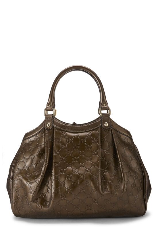 Brown Guccissima Sukey Tote, , large image number 3