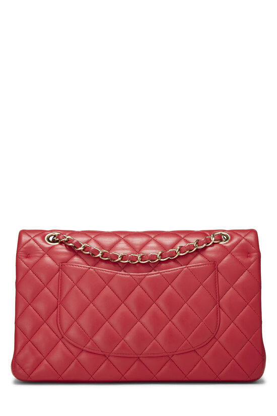 Pink Quilted Lambskin Classic Double Flap Medium, , large image number 3