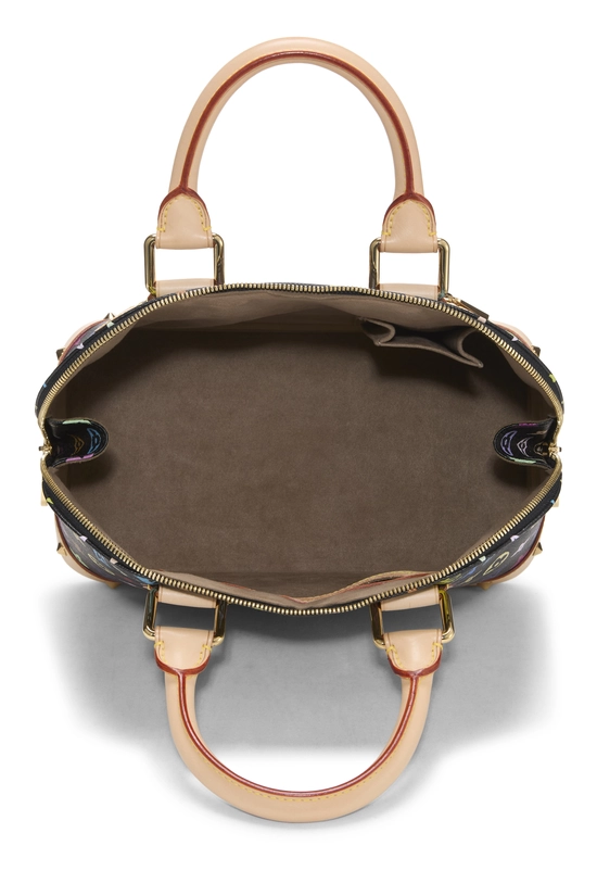 Takashi Murakami x Louis Vuitton Black Monogram Multicolore Alma PM, , large image number 5